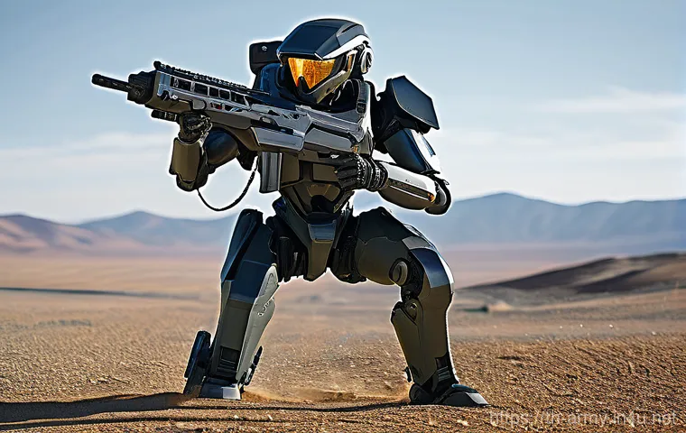 육군 보병 장비 발전사 - **Prompt: Modern Urban Infantry Operation**
    A highly detailed image of an elite infantry squad n...